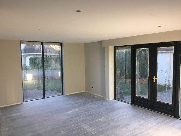 Renovliesbehang nieuwbouw